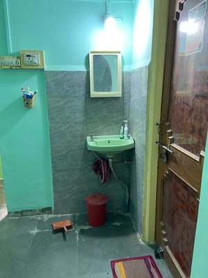 Clean wash basin area maintained for residents