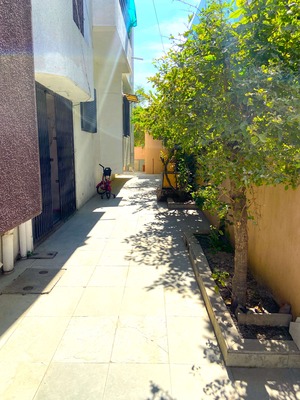 Wide passageway with CCTV cameras